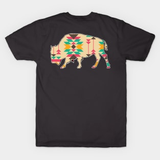 Bison Pattern - 8 T-Shirt